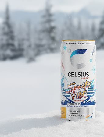 Celsius Spritz Vibe Sparkling Snowball Frost